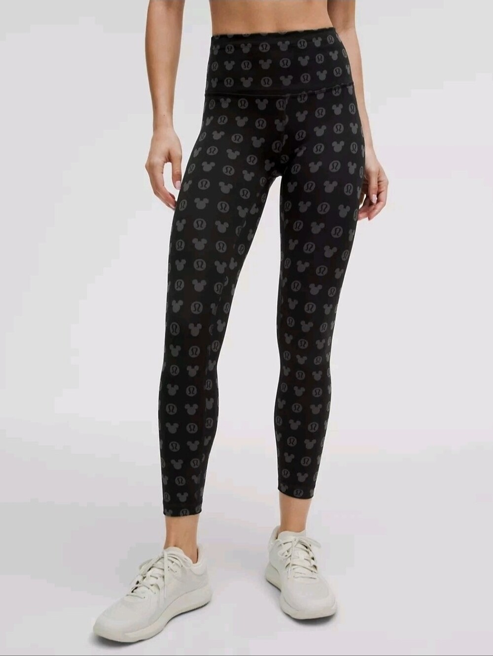 Disney X Lululemon Wunder Train High Rise Tight 25" Leggings Mickey Ears